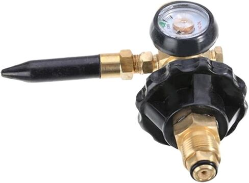 1PCS R0JD Balloon Filler مع Gauge 0-3000psi لـ CGA580 صمامات الصمامات الحشو (CGA580) in Kuwait