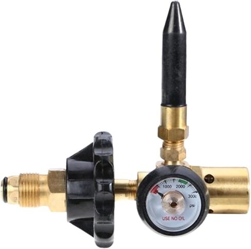 1PCS R0JD Balloon Filler مع Gauge 0-3000psi لـ CGA580 صمامات الصمامات الحشو (CGA580) in Kuwait