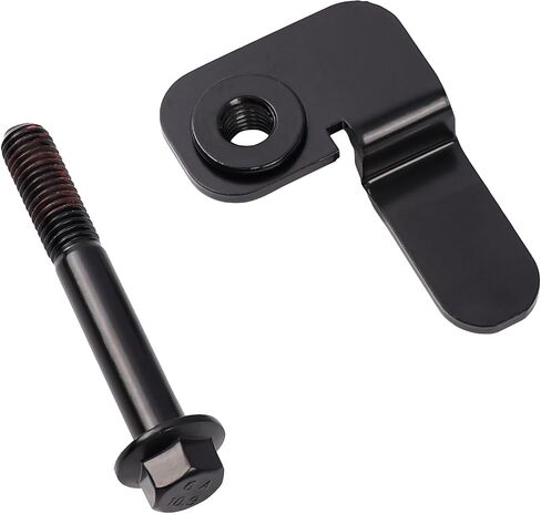 Front Track Bar Bolt and Flag Nut Retainer Compatible with Jeep 1997-2006 Wrangler TJ 1984-2001 Cherokee XJ 1993-1998 Grand Cherokee ZJ Replaces# 6504449 Set of 1 Black in Saudi Arabia