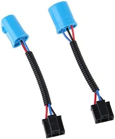 （2piece) H9007 Female to H4 Male Plug Headlight Conversion Cable Connector Adapter Headlight Harness 9007 in Saudi Arabia