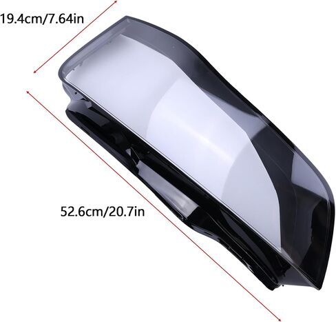 1PAIR HELDING LAMP LAMP COVER KIT الإكسسوارات الإضافية الإضافية المتوافقة مع Audi A4L B9 B8 PA B8.5 2013-2015 استبدال 8K0941043 8K0941044 غطاء عدسة المصابيح الأمامية in Saudi Arabia