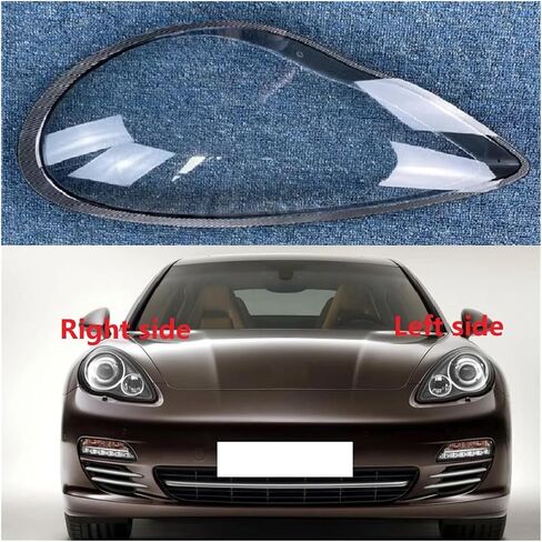 Car Front Headlight Lens Cover Compatible for Porsche Panamera 2010-2013 Headlight Cover(Right) in Saudi Arabia