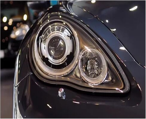 Car Front Headlight Lens Cover Compatible for Porsche Panamera 2010-2013 Headlight Cover(Right) in Saudi Arabia