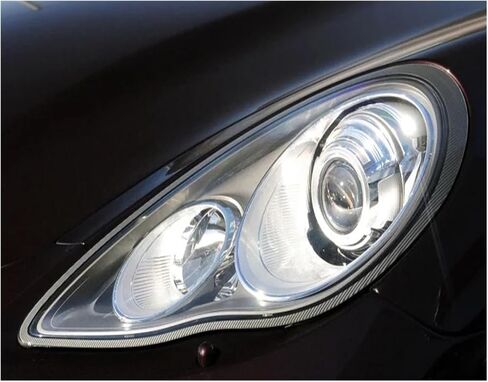 Car Front Headlight Lens Cover Compatible for Porsche Panamera 2010-2013 Headlight Cover(Right) in Saudi Arabia