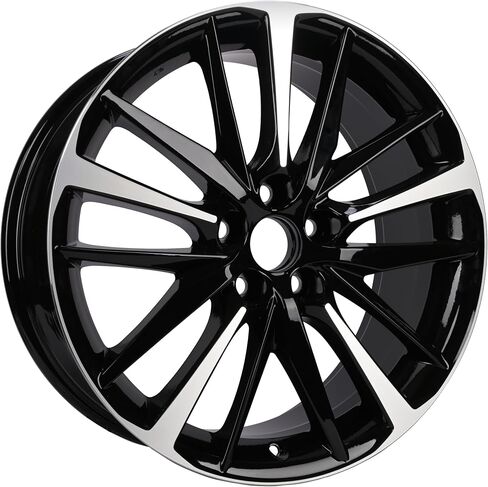 استبدال عجلة 19 بوصة لتويوتا كامري XSE XLE LE SE OEM نمط ألومنيوم سبيكة الألومنيوم لعام 2018 2019 2020 | 19x8 "| الأسود ث/وجه آلة الوجه - استبدال المصنع لـ 4261106E20 (42611-06E20) in Kuwait