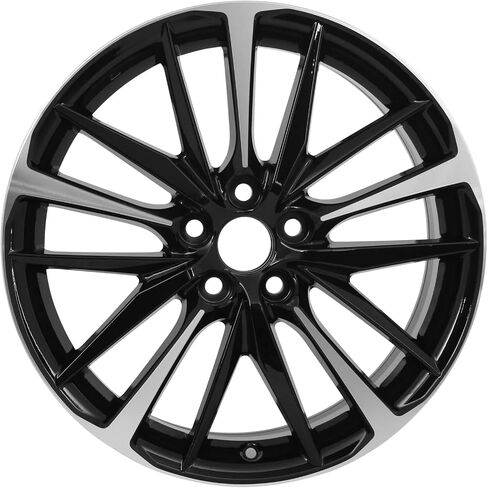 استبدال عجلة 19 بوصة لتويوتا كامري XSE XLE LE SE OEM نمط ألومنيوم سبيكة الألومنيوم لعام 2018 2019 2020 | 19x8 "| الأسود ث/وجه آلة الوجه - استبدال المصنع لـ 4261106E20 (42611-06E20) in Kuwait