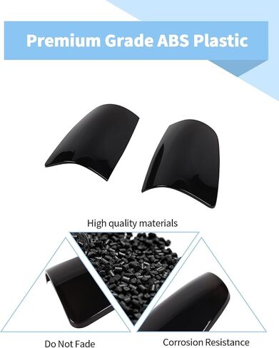 Voodonala Tail Light Cover for Dodge RAM 2009-2017, Smoke Black Rear Light Trim Guards Tint in Saudi Arabia