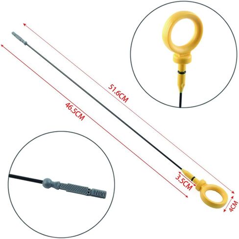516mm Car 3.0L Dipstick 06E115611H لـ A-U-D-I A4 S4 2008-2016 لـ A-U-D-I A5 S5 2005-2016 in Saudi Arabia