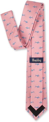 Wembley boys Fun Novelty Youth Ties 8-13 Years – Sharks, Cars, Dinosaurs, Floral Prints in Kuwait
