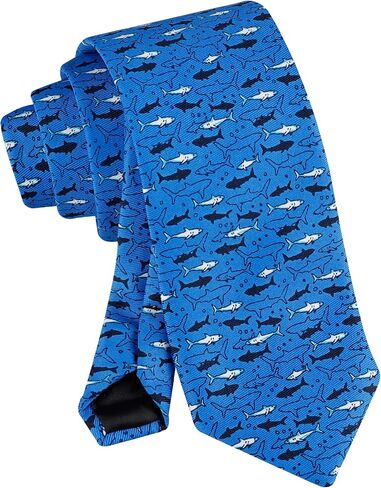 Wembley boys Fun Novelty Youth Ties 8-13 Years – Sharks, Cars, Dinosaurs, Floral Prints in Kuwait