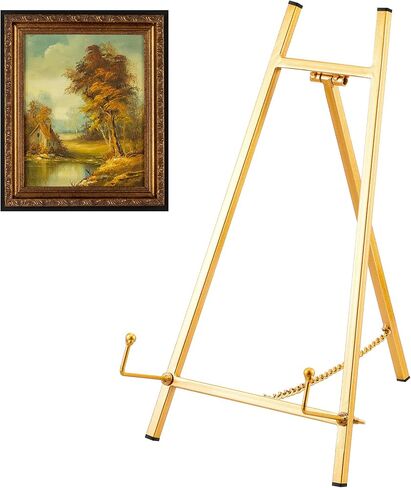 Leinuosen 1 PCS Metal Easel Stand 16.5 "H X 8.7" W x 4.3 "D TOP TOPES EASEL STAND FOR TRUPOD ART PICTURE MIRUR in Kuwait