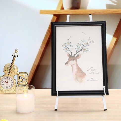 Leinuosen 1 PCS Metal Easel Stand 16.5 "H X 8.7" W x 4.3 "D TOP TOPES EASEL STAND FOR TRUPOD ART PICTURE MIRUR in Kuwait