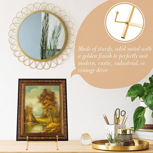 Leinuosen 1 PCS Metal Easel Stand 16.5 "H X 8.7" W x 4.3 "D TOP TOPES EASEL STAND FOR TRUPOD ART PICTURE MIRUR in Kuwait