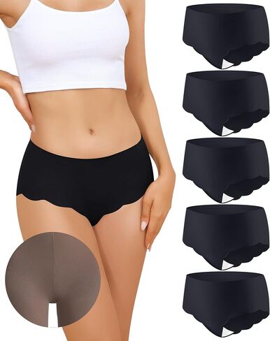 LEVAO Camel Proof Underwear for Women Seamless Underwear with Camel Concealer Toe No Show Yoga Bikini Workout Panties S-XXL in Saudi Arabia