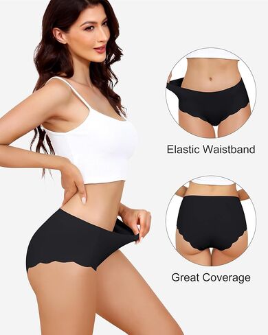 LEVAO Camel Proof Underwear for Women Seamless Underwear with Camel Concealer Toe No Show Yoga Bikini Workout Panties S-XXL in Saudi Arabia