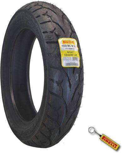 Pirelli Night Dragon GT 150/80B16 M/C 77H REINFTL Cruiser Motorcycle Rear Tire - Superior Traction & Handling for High-Performance Cruisers w/Keychain in Saudi Arabia