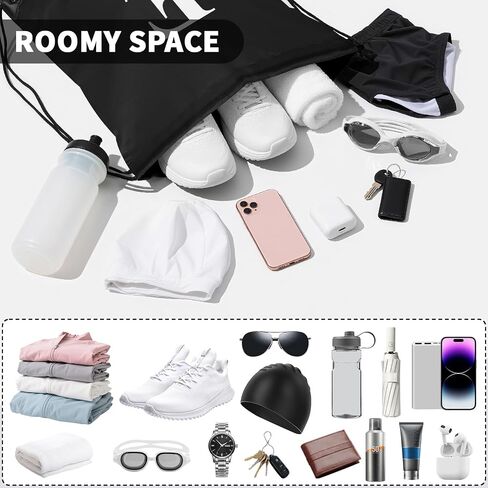ZOMFELT 6Pcs Drawstring Backpack Drawstring Gym Bags, Foldable Draw String Backpack with Multiple Colors and Letters, Lightweight Polyester Cinch Bag for Gift, Beach, Sports, Travel, Swim (Letter J) in Saudi Arabia