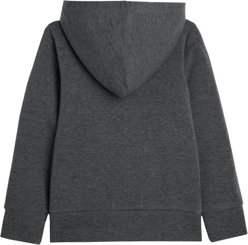 PUMA Boys' Essential Basics Logo Zip Up Hoodie, Fleece Sweatshirt, Front Pockets in Saudi Arabia