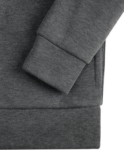 PUMA Boys' Essential Basics Logo Zip Up Hoodie, Fleece Sweatshirt, Front Pockets in Saudi Arabia
