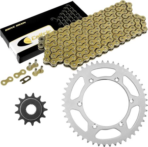 Caltric Drive Chain and Sprockets Kit compatible with Kawasaki KX250F KX-250F 2006 2007 2008 2009 2010 in Saudi Arabia