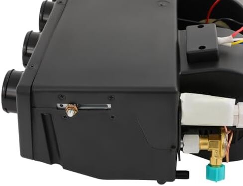 4 -Port 12V تحت مجموعة ضاغط AC Dash AC - تكييف الهواء العالمي القابل للتكييف من 3 سرعات للسيارات الكلاسيكية والشاحنات والعبارات والمعدات الثقيلة - أداء التبريد 3300KCAL/H in Saudi Arabia