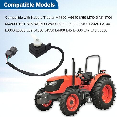 مفتاح المقعد مناسب لجرار Kubota M4800 M5640 M59 M7040 MX5000 B21 B26 BX23D L2800 L3130 L3200 L3400 L3430 L3700 L3800 L3830 L39 L4330 L4400 L45 L45 in Kuwait