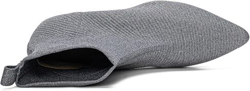 Youngshow أحذية نسائية مريحة محبوكة أحذية بكعب منخفض للنساء أحذية الكاحل بمقدمة مدببة سهلة الارتداء في الخريف والشتاء أحذية نسائية in Kuwait