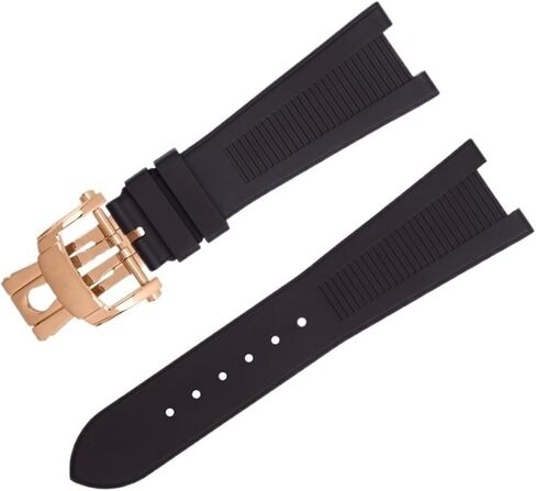 للحصول على 5711/5712 واجهة أصلية إكسسوارات معصم معصم Fluororubber Watchbands Rose End Link Origin China in Saudi Arabia