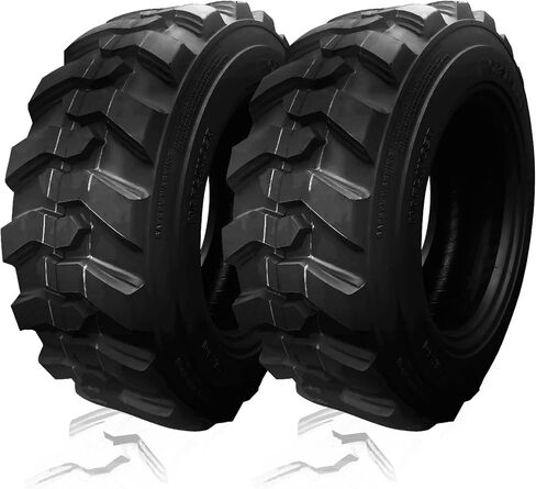 Horseshoe Haflinger Trac-king 2 جديد 25 × 8.50-14 / 25x8.5-14 8PR إطارات توجيه Skid W / Rim-Guard-Wall LRD (25 × 8.50-14 8ply) in Kuwait