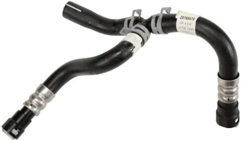 KarParts360 For Buick Enclave 2008-2017 Heater Inlet Hose | Rubber | Black | 10 Inches Length Axis 1 | 9.351 Inches Length Axis 2 in Saudi Arabia