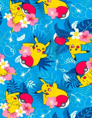Pokemon Matching Family Hawaiian Button Down Shirt Toddler to Adult Sizes (4T - 2XL) in Saudi Arabia