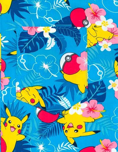 Pokemon Matching Family Hawaiian Button Down Shirt Toddler to Adult Sizes (4T - 2XL) in Saudi Arabia