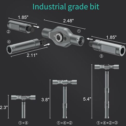 24 in 1 Magnetic Screwdriver Set, DIY Ratchet Screwdriver Set with Detachable Handle, Portable Compact Repair Tool Kit for Furniture Laptop Electronicsv Bicycle in Saudi Arabia