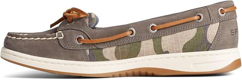 Sperry Women's Angelfish Boat Shoe, Dark Grey Metallic, 9.5 in Saudi Arabia