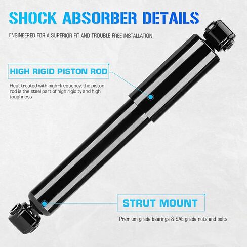 37290 349073 Rear Struts Shocks Absorber for 2008-2016 Chrysler Town & Country / 2008-2020 Dodge Grand Caravan / 2009-2014 Routan / 2012-2015 Ram C/V - [Exc. Self Leveling/Heavy Duty Suspension] in Saudi Arabia