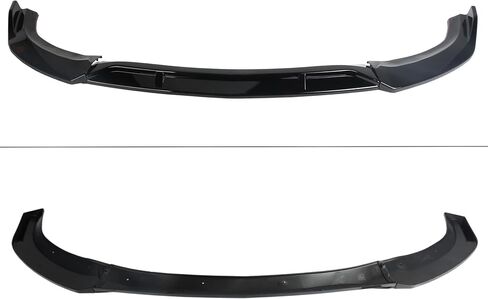 Front Bumper Lip Splitter Spoiler Fit for Mercedes E-Class E300/ E350/ E400/ E450/ E43/ E53/ W213 2017-2020 (Sport Sedan Models Only), Gloss Black 3pcs Air Chin Body Kit Exterior Accessories in Saudi Arabia