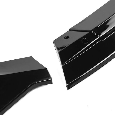 Front Bumper Lip Splitter Spoiler Fit for Mercedes E-Class E300/ E350/ E400/ E450/ E43/ E53/ W213 2017-2020 (Sport Sedan Models Only), Gloss Black 3pcs Air Chin Body Kit Exterior Accessories in Saudi Arabia