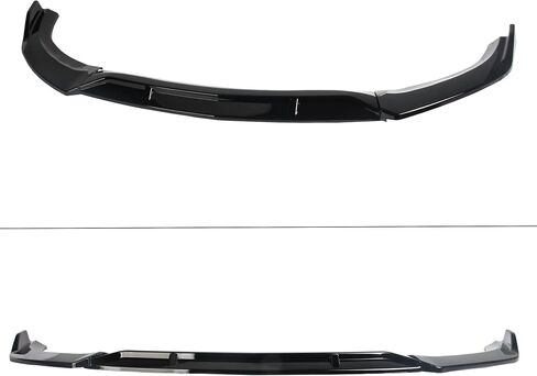 Front Bumper Lip Splitter Spoiler Fit for Mercedes E-Class E300/ E350/ E400/ E450/ E43/ E53/ W213 2017-2020 (Sport Sedan Models Only), Gloss Black 3pcs Air Chin Body Kit Exterior Accessories in Saudi Arabia