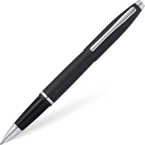 Cross Calais Refillable Gel Ink Rollerball Pen, Medium Rollerball, Includes Premium Gift Box - Matte Black in Saudi Arabia