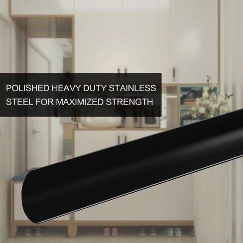 31.5inch Extra Long Handled Metal Shoe Horn,Extra Long Stainless Steel Shoe Spoon for Back Pain,Steel Shoehorn For Boots,Shoehorn for Elderly, Senior, Children, Pregnant Women-Black & Heavy Duty in Kuwait