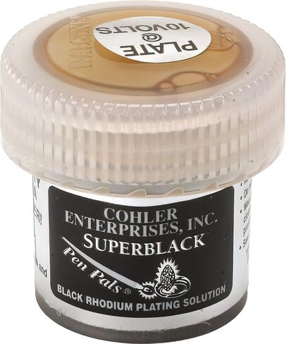 Cohler Superblack Pen Pals Black Rhodium Plating Solution .25 Gram Rhodium in Saudi Arabia