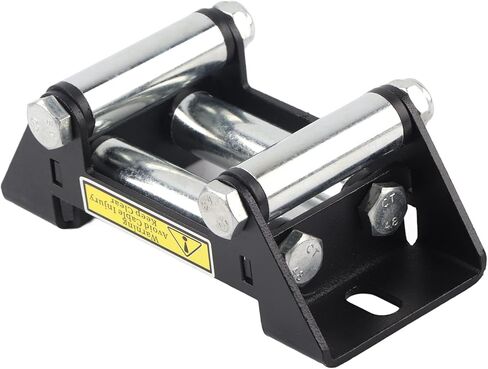 Winch Cable Roller Fairlead, 125mm/5in Hole Diatance Universal Iron Side by Side Winch Cable Roller Fair, Winch Roller Fairlead, Side by Side Winch Cable Roller Fairlead in Saudi Arabia