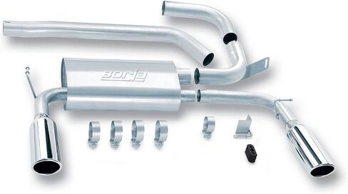 BORLA 140028 Cat-Back Performance Exhaust System for 1998-2002 Chevrolet Camaro SS/Camaro Z28/ Pontiac Firebird/Trans-Am 5.7L V8 Automatic/Manual Transmission Coupe/Convertible. in Saudi Arabia