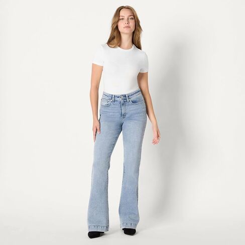 Amazon Essentials Women's High Whight-Rise Flare Jean in Saudi Arabia