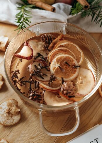 Harvest Morning Simmer Pot – All-Natural Stovetop Potpourri with Apples, Oranges, Cinnamon, Clove & Pinecones – Non-Toxic & Fragrance-Free Home Scent – 50 Hours of Cozy Fall Aroma in Saudi Arabia
