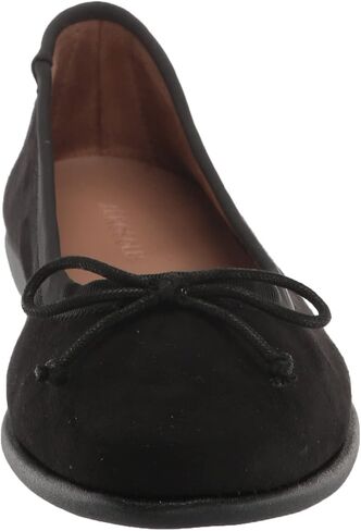 Aerosoles Women's HOMEBET Ballet Flat, Black Faux Suede, 7 in Saudi Arabia