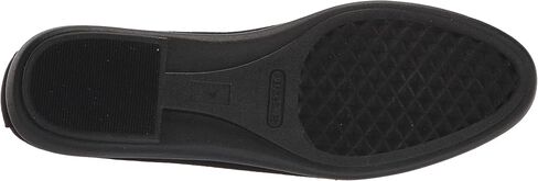 Aerosoles Women's HOMEBET Ballet Flat, Black Faux Suede, 7 in Saudi Arabia