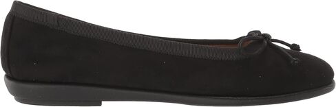 Aerosoles Women's HOMEBET Ballet Flat, Black Faux Suede, 7 in Saudi Arabia