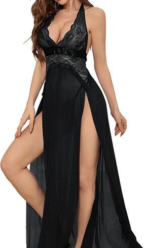 Lingerie for Women Sexy Lingerie and Panty Sets Robes 2 PCS Lace Sexy Pajama Sleepwear Nightgowns Outfits for Women in Saudi Arabia