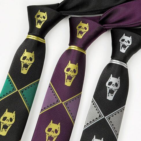 3pcs Kira Yoshikage Cosplay Tie Anime Unisex Costume Tie Props Accessories in Saudi Arabia